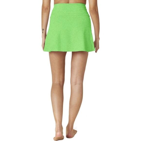 Beyond Yoga Heather Green Spacedye Tie Breaker Circle Skort Size XS - Picture 2 of 7